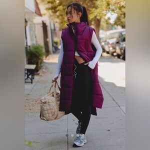 🆕 NWT! Free People FP movement On The Move Packable Puffer Vest large
